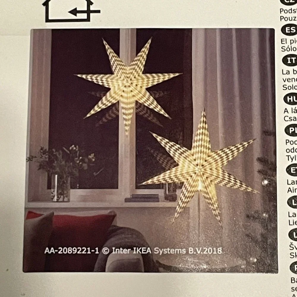 Ikea STRALA Star pendant lamp shade Jennifer Idrizi 28 